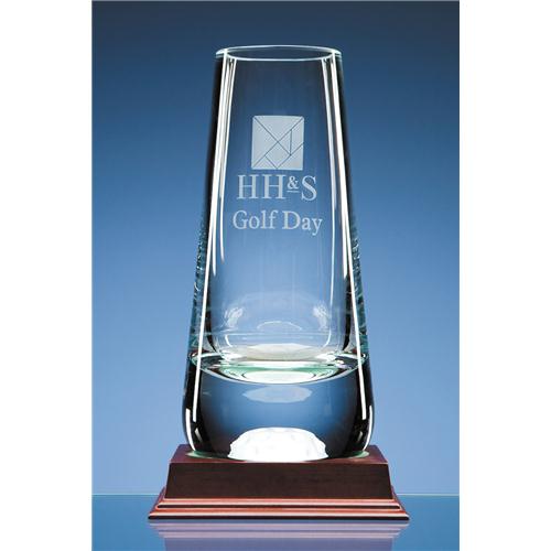Crystal Golf Ball Vase UK Corporate Gifts