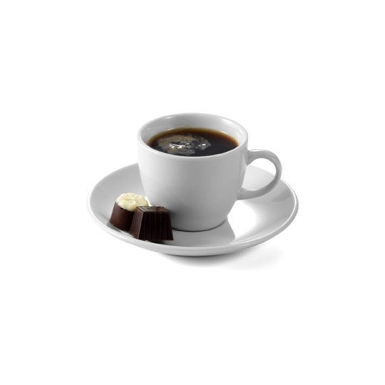White Porcelain Cup And Saucer