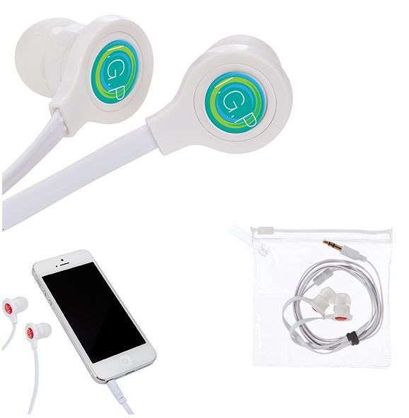 Logo Earphones UK Corporate Gifts