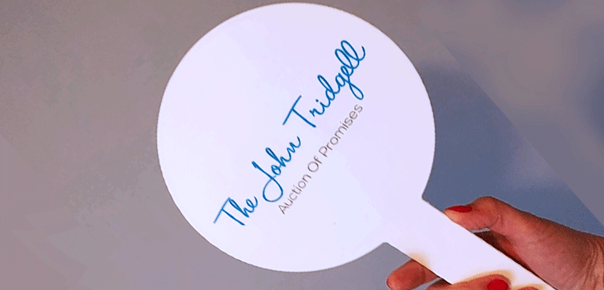 Promotional Auction Paddles | UK Corporate Gifts