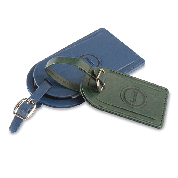 Leatherette luggage tag UK Corporate Gifts