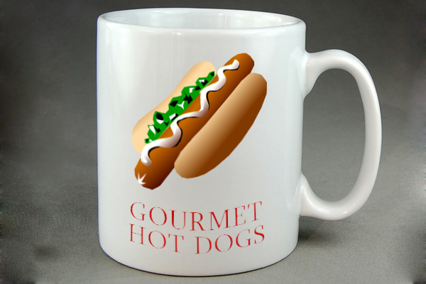 Gourmet Hot Dog Mugs