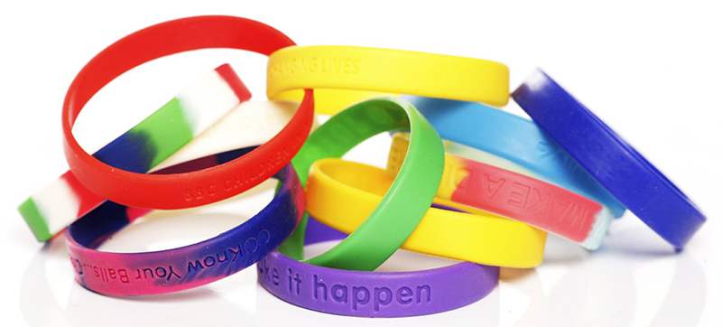 Silicone Wristbands in many Colours
