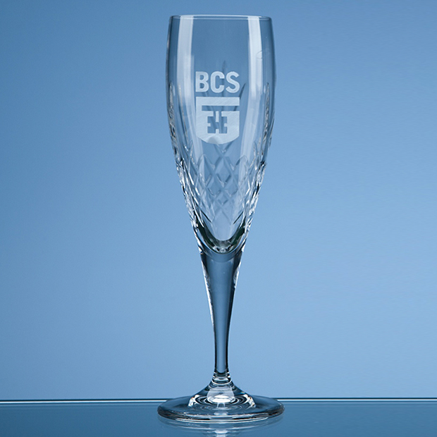 Crystal Panel Champagne Flute