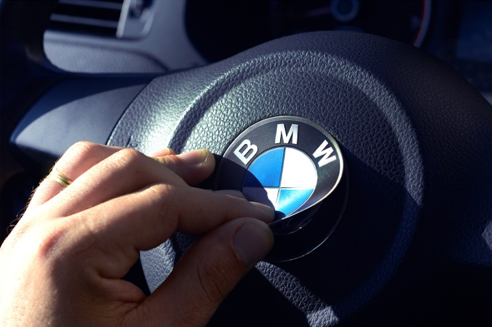BMW Steering Wheel Sticker