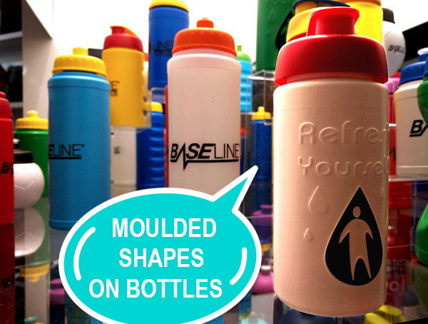 Sports Bottles with Moulded Logo