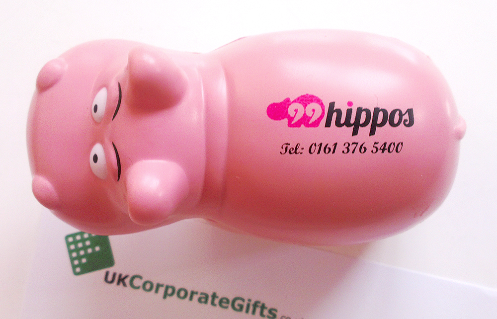 Promotional Hippo Stress Toy Top
