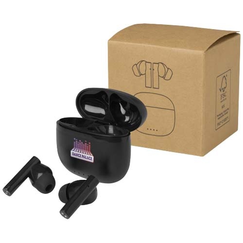Alterf Recycled Plastic True Wireless Bluetooth Earbuds with Silicone Eartips