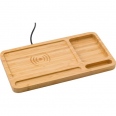 Bamboo Desk Organiser and Charger 2