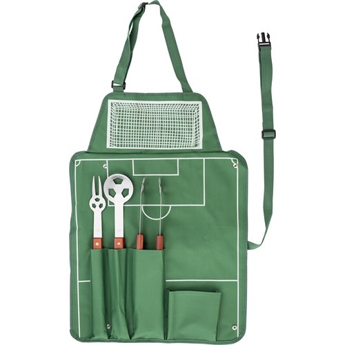 Barbecue Set Apron, Football