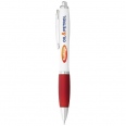 Nash Ballpoint Pen with White Barrel and Coloured Grip 8