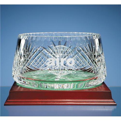 20cm Lead Crystal Panelled Fruit Bowl