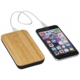 Future 6000 Mah Bamboo/Fabric Wireless Power Bank 6