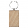 Gian Beech Wood Rectangular Keychain 4