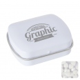 Small Flat Hinged Tin with Sugar Free Mints 6