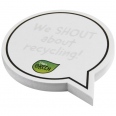 Sticky-Mate® Speech Bubble-shaped Recycled Sticky Notes 1