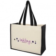 Varai 320 G/M² Canvas and Jute Shopping Tote Bag 23L 3