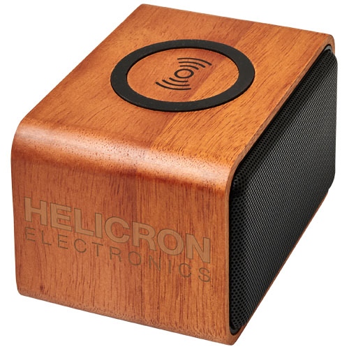 Wooden Speaker with Wireless Charging Pad