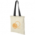 Nevada 100 G/M² Cotton Tote Bag Coloured Handles 7L 12