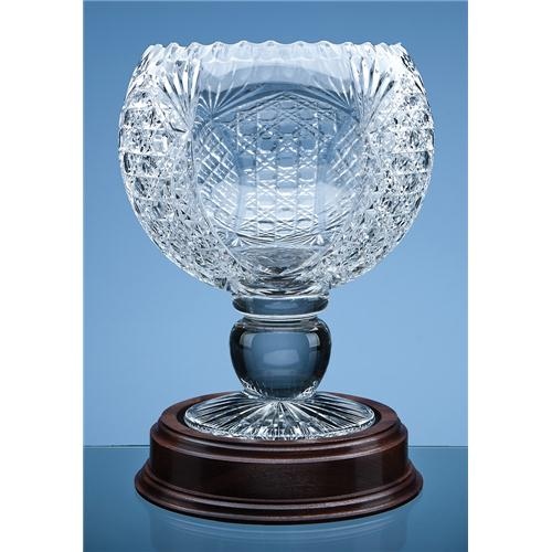 30cm Shire Crystal Masterpiece Footed Bowl