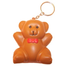 Bear Stress Toy Keyring