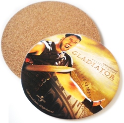 Cork Backed Coaster - Round or Square