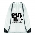 White Coloured Trim Pegasus Drawstring Bag 3