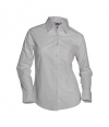 Ladies Poplin Shirt Long Sleeved 2