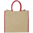 Harry Coloured Edge Jute Tote Bag 25L 4