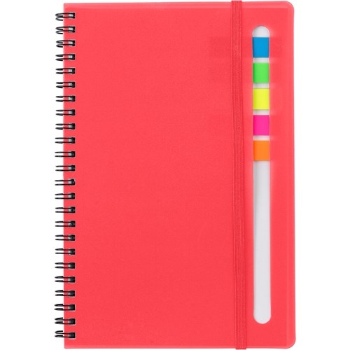 Notebook with Sticky Notes