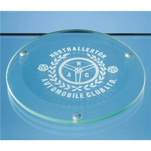 Jade Glass Round Coaster