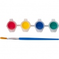 Bird House with Painting Set 4