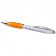 Curvy Ballpoint Pen with White Barrel 7