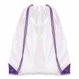 White Coloured Trim Pegasus Drawstring Bag 9