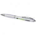 Curvy Ballpoint Pen with Frosted Barrel and Grip 8