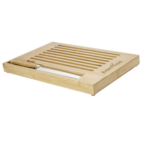 Pao Bamboo Cutting Board with Knife