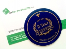 Promotional Cork Back Coasters Commemorate an Anniversary #ByUKCorpGifts