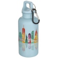 Oregon 400 ml Solid Colour RCS Recycled Plastic Water Bottle with Carabiner 10