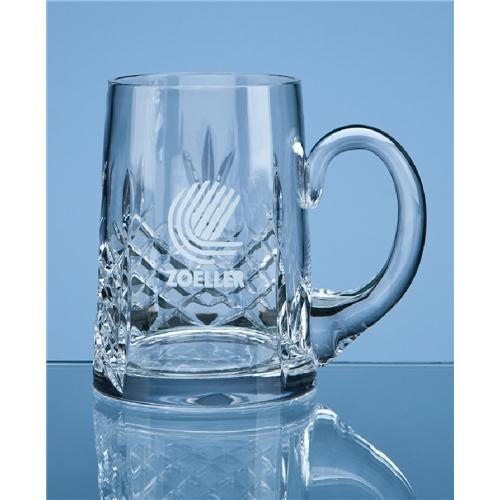 Large Mayfair Crystal Panel Tankard