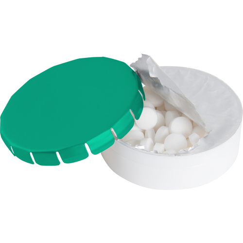 Round Click Plastic Pot with Sugar Free Mints