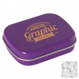 Flat Hinged Tin with Sugar Free Mints 11