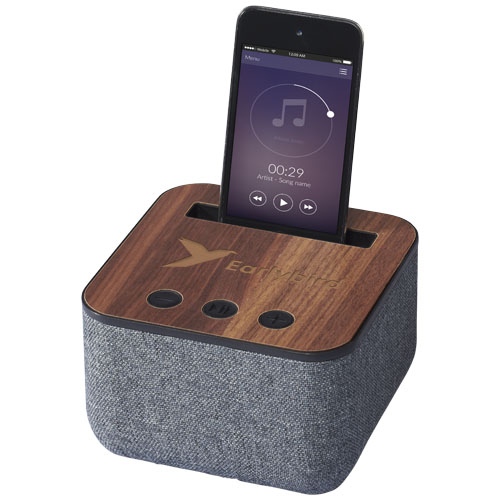 Shae Fabric and Wood Bluetooth® Speaker