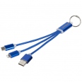 Metal 3-in-1 Charging Cable with Keychain 6