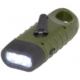 Helios Recycled Plastic Solar Dynamo Flashlight with Carabiner 1