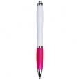 Curvy Ballpoint Pen with White Barrel 4