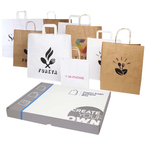 Kraft Paper Bags Sample Box