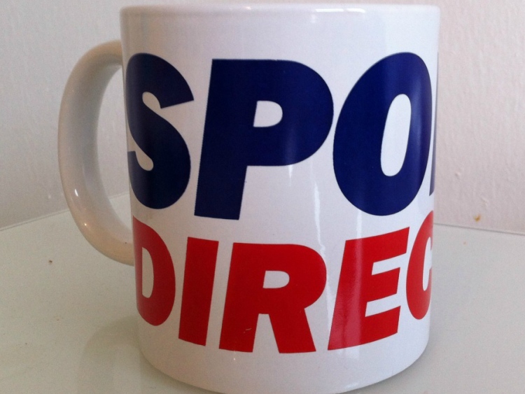 Promotional Mugs from Sports Direct Set a Good Example in Simple Branding #CleverPromoGifts