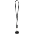Franz Recycled Plastic Smartphone Lanyard with Built-in Data Sync and 65W Fast Charge 5-in-1 Cable 1
