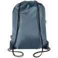 Oriole RPET Drawstring Bag with Zipped Front Pocket 5L 4