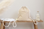 Recycled Cotton Drawstring Bag. (120gsm/3.54oz) 7